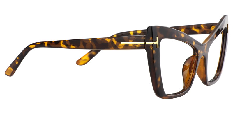 Cateye Gold-Tortoise Glasses | Zeelool Eyeglasses Online4
