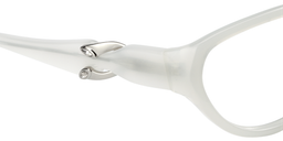 Camille Cat Eye White Glasses5