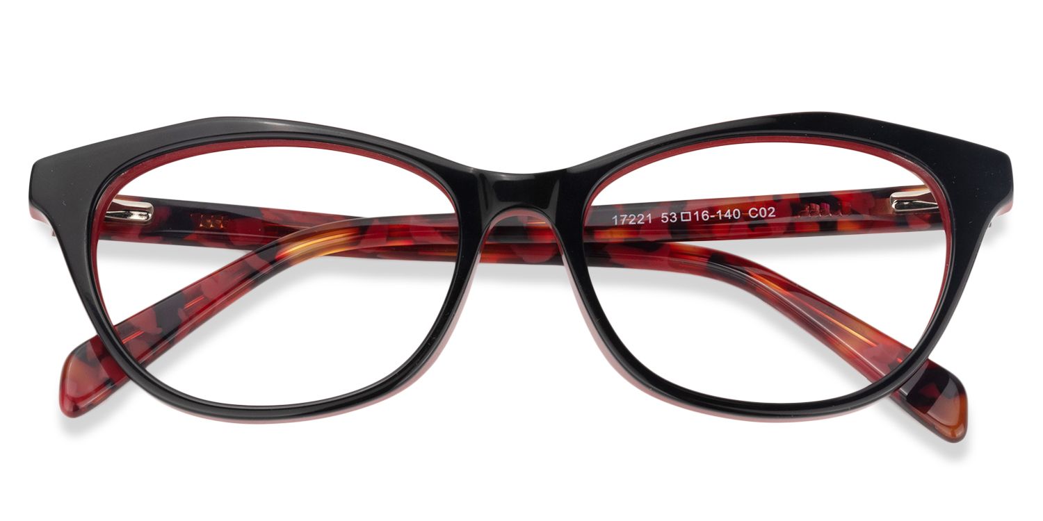 Rectangle Black Glasses | Zeelool Glasses1