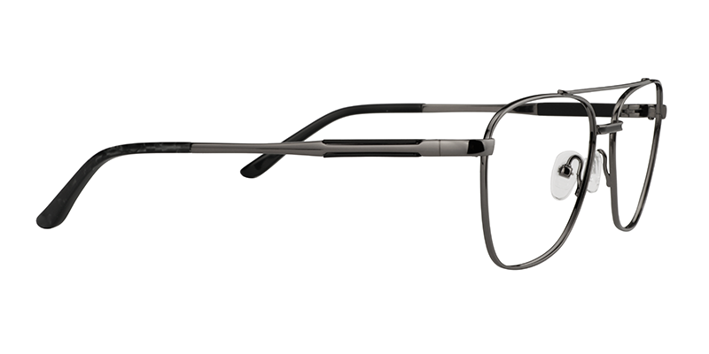 Aviator Gray Glasses | Zeelool Eyewear4