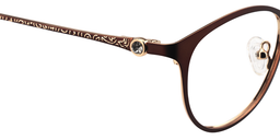 Miya Cat eye Brown Glasses5
