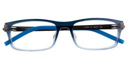 Antonia Rectangle Blue Glasses1