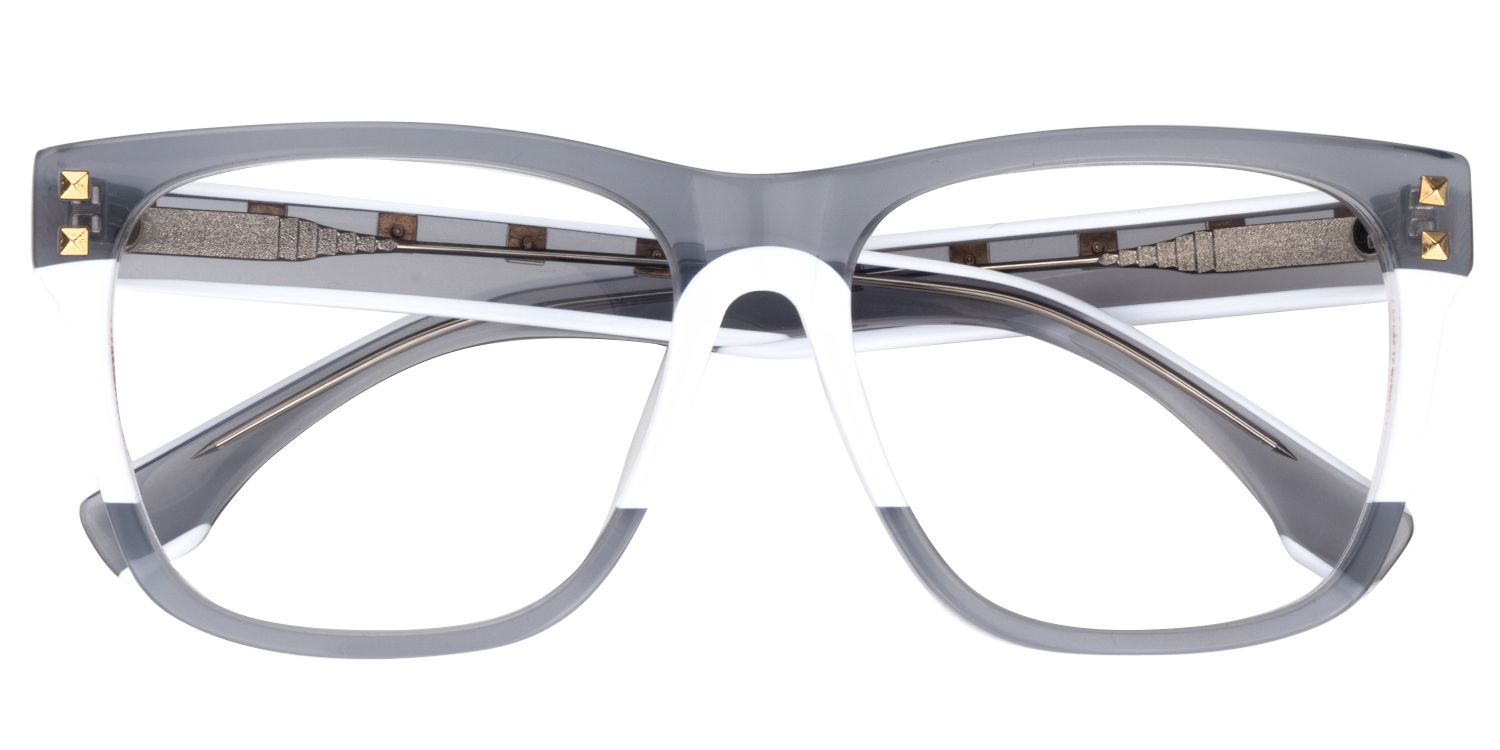 Square Gray Glasses | Zeelool Glasses1