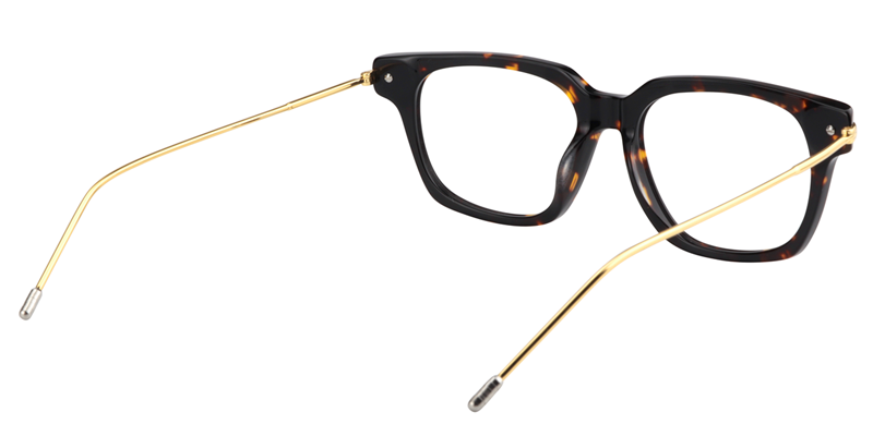 Rectangle Tortoise Glasses | Zeelool Eyeglasses Online5