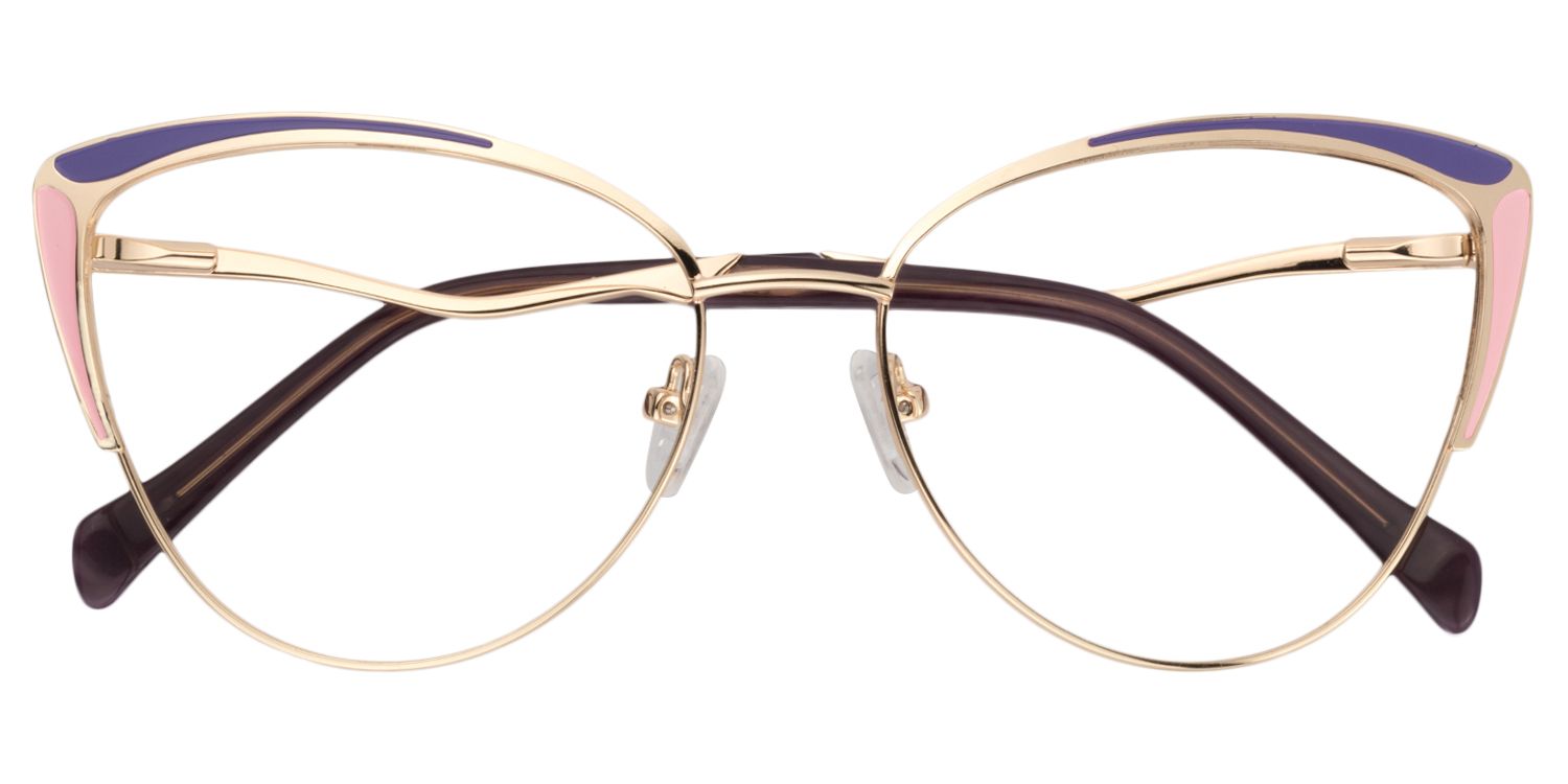 Cat Eye Purple Glasses | Zeelool Glasses1