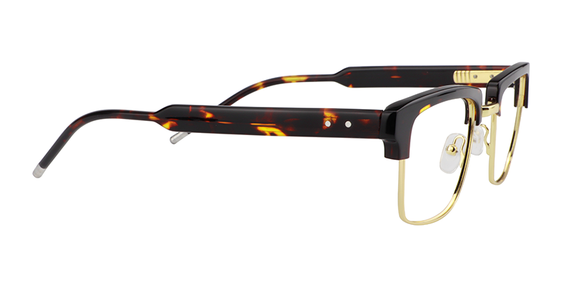 Rectangle Tortoise Glasses | Zeelool Eyeglasses Online4