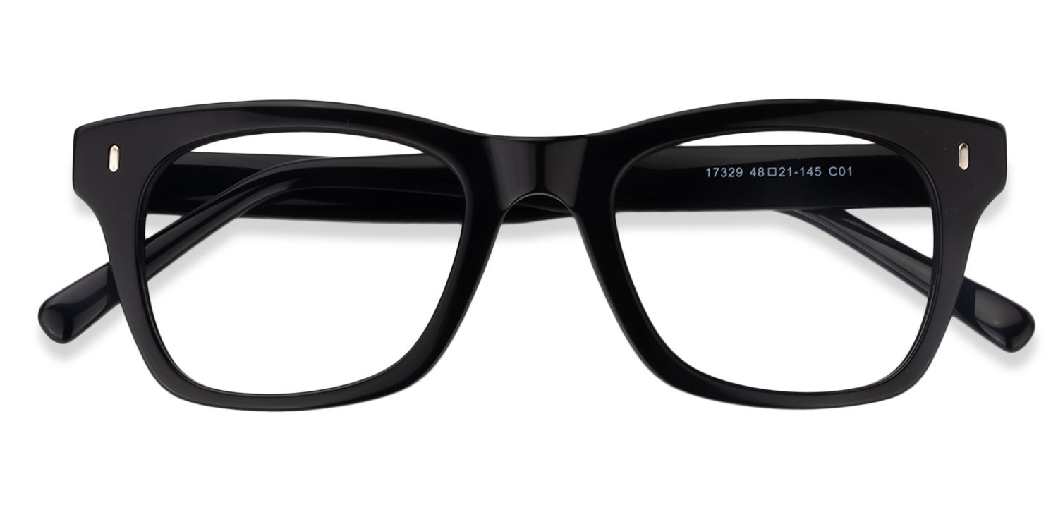 Square Black Glasses | Zeelool Glasses1