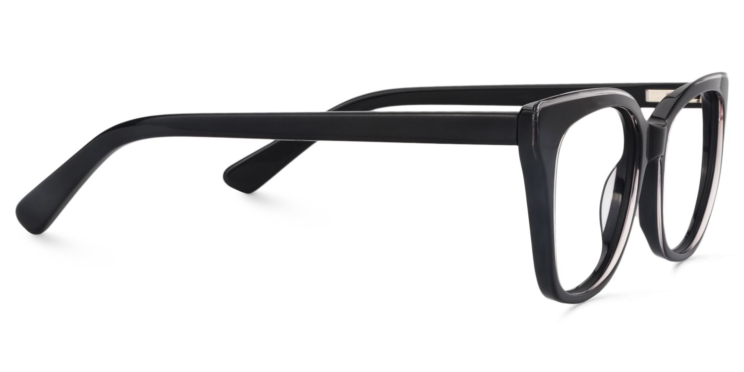Square Black Glasses | Zeelool Glasses4