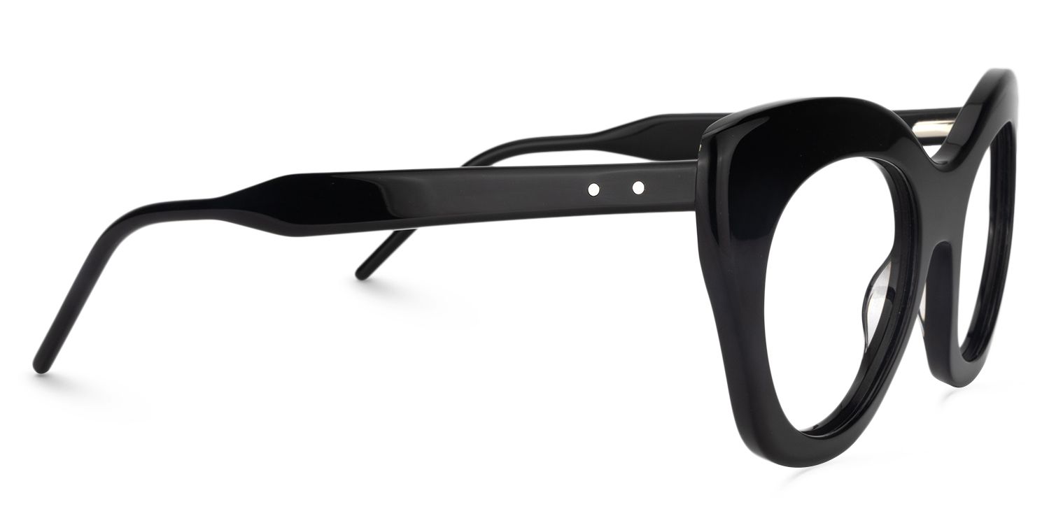Cat-eye Black Glasses | Zeelool Glasses4