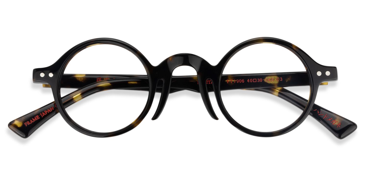 Round Yellow-Tortoise Glasses | Zeelool Glasses1