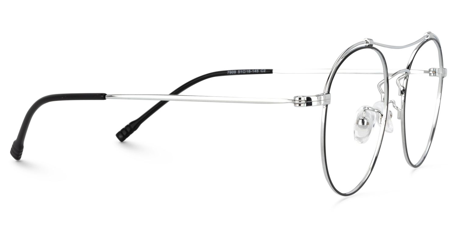 Aviator Black Glasses | Zeelool Glasses4