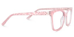 Chauncey Rectangle Pink Glasses4