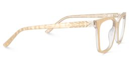 Chauncey Rectangle Beige Glasses4