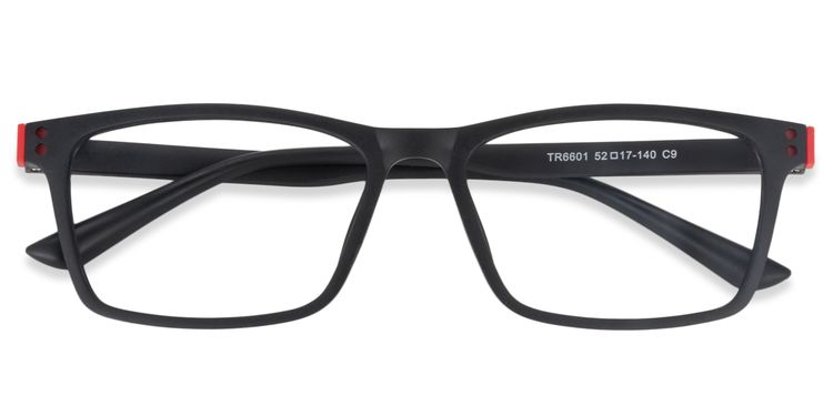 Cheche Black Rectangle Glasses