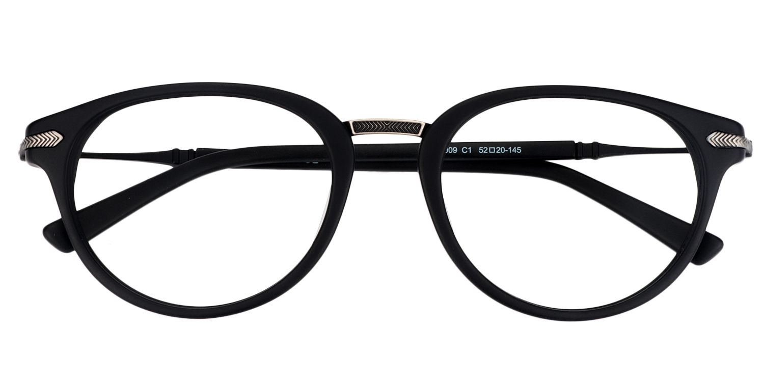 Rectangle Black Glasses | Zeelool Glasses1