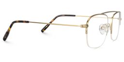 Chase Rectangle Gold Glasses4