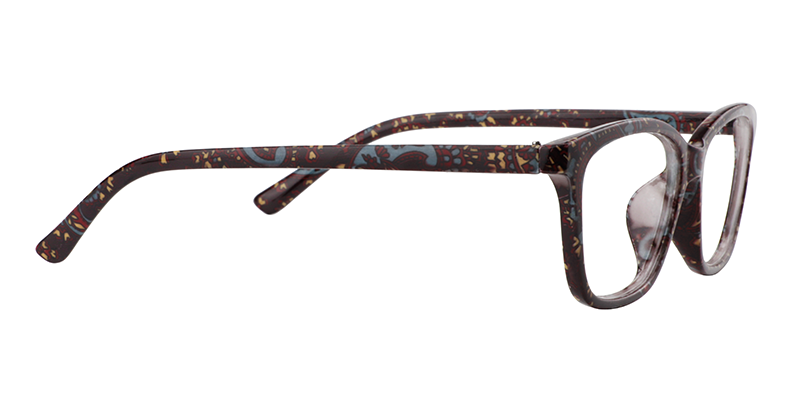 Rectangle Brown Reading Glasses | Zeelool Reading Glasses4
