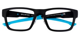 Atalanta Rectangle Black Glasses1