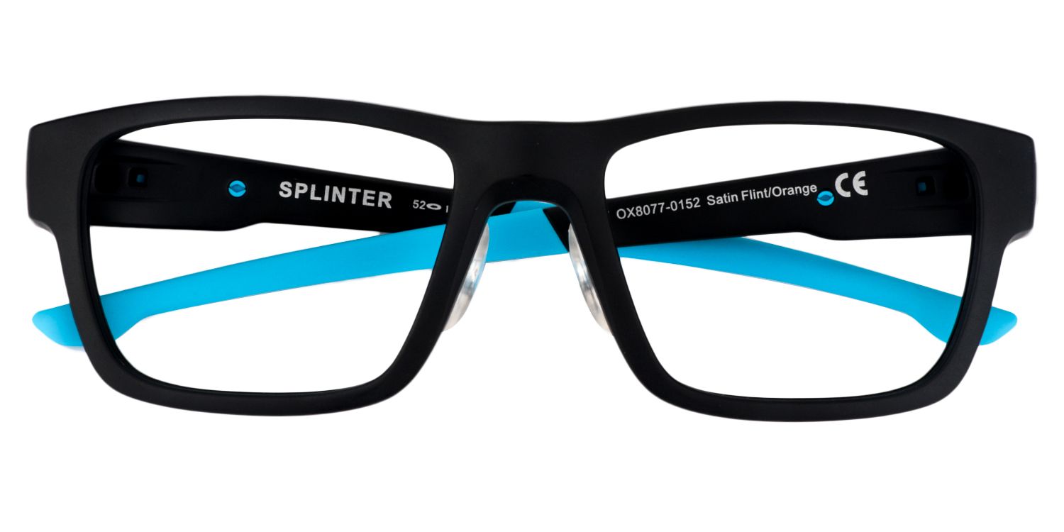 Rectangle Black Glasses | Zeelool Glasses1