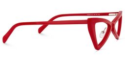 Cammie Cat Eye Red Glasses4