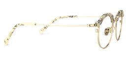 Heather Browline Gold Eyeglasses3