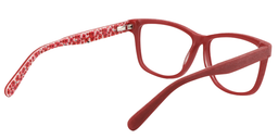 Arlen Rectangle Red Glasses4