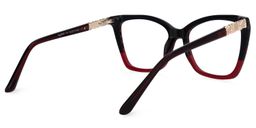 Latora Cateye Red Glasses3