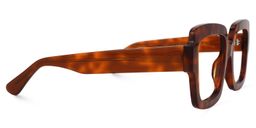 Enriquez Square Brown Glasses2