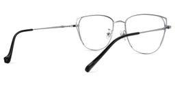 Unica Cateye Black-Silver Glasses3