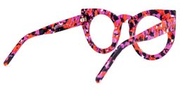 Ophelia Cateye Red-Floral Glasses3