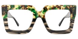 Brandon Square Two-tone Glasses0