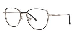 Owens Geometric Black-Silver Glasses1