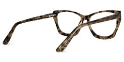 Quiroz Geometric Brown Glasses3