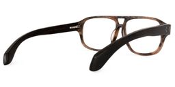 Shakey Square Brown Glasses3