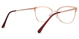 Exey Cateye Red Glasses3