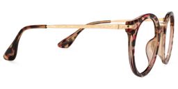 Quentina Round Red Glasses2
