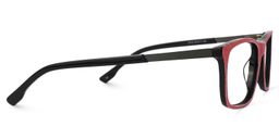 Seabrooks Square Red Glasses2