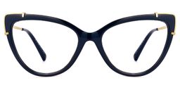 Yashira Cateye Dark-Blue Glasses0