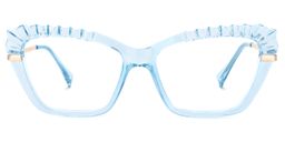 Sophie Cateye Light-Blue Glasses0