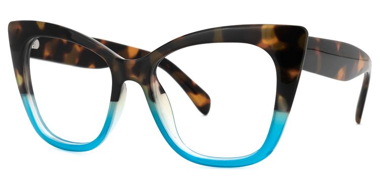 Royster Cateye Blue Glasses