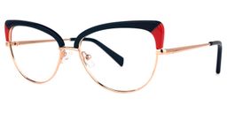 Myrdaliz Browline Black Glasses2