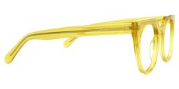 Lucie Cateye Yellow Glasses2
