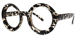 Franca Dark-Tortoise Round Glasses1