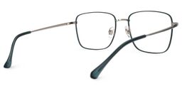 Earlene Square Dark-Green Glasses3