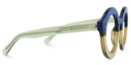 Vilmary Round Blue Glasses2