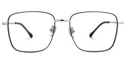 Earlene Square Dark-Green Glasses0