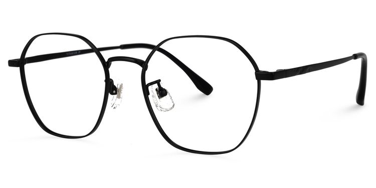 Diiane Geometric Black Glasses