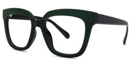 Cecelia Square Green Glasses1