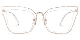 Tashawna Cateye Clear Glasses0