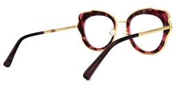 Christie Geometric Red-Floral Glasses3